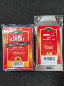 CARD SAVER 1 カードセイバー カードセーバー /PSAスリーブ CARDBOARD GOLD 