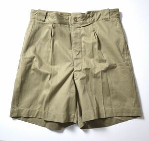 デッドストック フランス軍 M52 チノショーツ DEADSTOCK mens ベージュ ショートパンツ ハーフ アメリカ軍 イギリス軍 米軍 ミリタリー