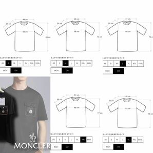 サイズXL Moncler 胸ポケットワッペン Tシャツの画像8