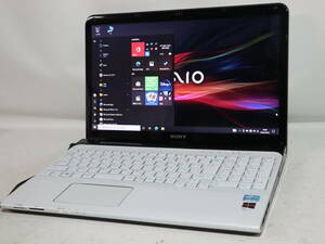 Core i7 ★ SVEシリーズ 最上位 ★ VAIO ホワイト★ win 10 pro ≪ 大容量 仕様 ≫メモリ8G/１TB /WiFi/WebCam/Blu-ray/office 2019