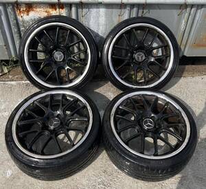 メルセデス　ベンツ　C クラス　ホイールタイヤセット　19インチ フロントタイヤサイズ 245/35R19 リアタイヤサイズ235/35R19 