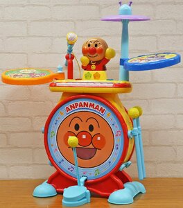 M* secondhand goods * toy [ Soreike! Anpanman paste paste Live!BIG electronic drum & keyboard ] JoyPalette/ Joy Palette object age 3 -years old and more 