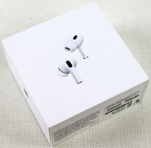 S♪中古品♪ワイヤレスイヤホン 『MQD83J/A』 Apple AirPods Pro (第2世代) ノイズキャンセリング タッチセンサー H2チップ内蔵 マイク搭載