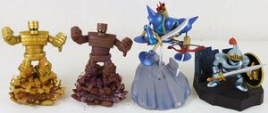 S◇中古品◇フィギュア ドラゴンクエスト モンスター 4点セット ゴールドマン/ゴーレム/キラーマシン/さまようよろい 本体のみ 台座つき