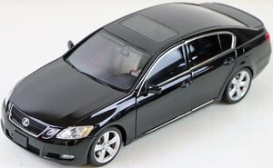 S◇中古品◇ミニカー 1/18 レクサス/LEXUS GS430 2006 BLACK ONYX LHD オートアート/AUTOart PERFORMANCE ブラック 箱つき