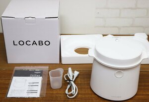 M* secondhand goods *LOCABO/rokabo sugar quality cut rice cooker JM-C20E-W FORTYFOUR sugar quality cut ..2./ general * brown rice ..5. box / owner manual attaching * rice scoop lack of 