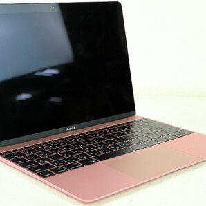 S♪ジャンク品♪ノートPC 『MMGL2J/A (ローズゴールド)』 Apple MacBook 12インチRetinaディスプレイ Core m3(1.1GHz) SSD：256GBの画像6