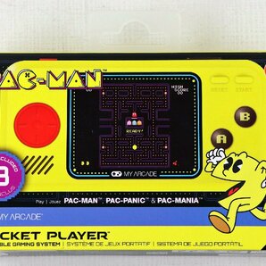 S★中古品★小型ゲーム機 『ポケットプレイヤー パックマン』 MY ARCADE 収録ゲーム:パックマン/パックマニア/パックパニックの画像1