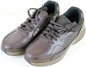 S◇未使用品◇男性用ウォーキングシューズ MW363BC8 ブラウン 25.5cm 4E NEW BALANCE/ニューバランス 本体のみ ※箱欠品