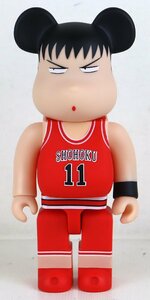 S★中古品★フィギュア 『BE@RBRICK/ベアブリック 流川楓 SLAM DUNK/スラムダンク』 MEDICOM TOY/メディコム・トイ 全高:約28cm