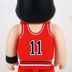 S★中古品★フィギュア 『BE@RBRICK/ベアブリック 流川楓 SLAM DUNK/スラムダンク』 MEDICOM TOY/メディコム・トイ 全高:約28cmの画像4