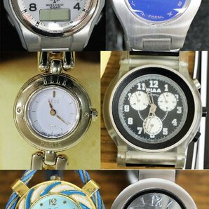 S◇ジャンク品◇腕時計/懐中時計 22点 まとめてセット Q&Q/FOSSIL/ELLE/PIAA/SEIKO/Baby-G/agnis b/bonbon 他 ※動作・詳細未確認の画像7