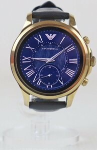 P◎中古品◎スマートウォッチ『EMPORIO ARMANI CONNECTED DW4B』 エンポリオアルマーニ 充電ケーブル付き ※箱&取扱説明書他欠品あり