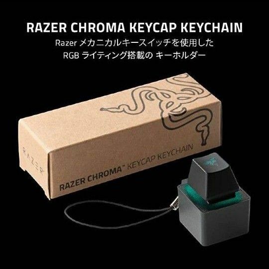 非売品 新品 レイザー　キーキャップ　キーチェーン Razer Chroma Keycap Keychain　キーボード