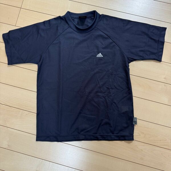 adidas Tシャツ xs ネイビー