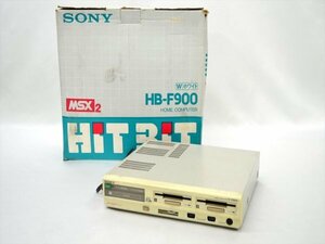 KM558●現状品●SONY ソニー MSX2　HB-F900　旧型パソコン/PC　通電確認のみ/ジャンク
