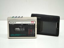 KM559●現状品●SONY ソニー　カセットウォークマン WM-F30　ポータブルカセットプレーヤー　動作未確認/ジャンク_画像1