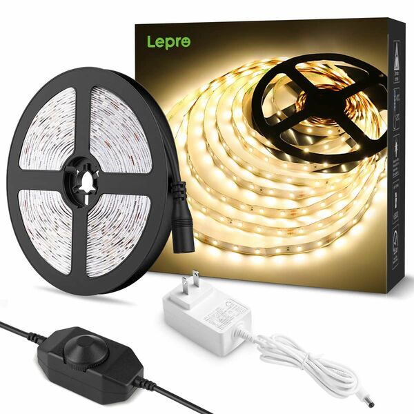 LEDテープライト 電球色 無段階調光 間接照明 5m 12v 高演色タイプ