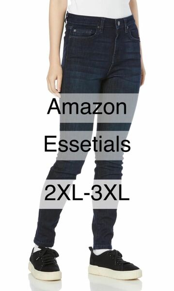 Amazon Essentials スキニージーンズ ハイライズ レディース ストレッチ ジーンズ