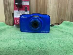 Nikon ニコン COOLPIX W100 ブルー １台 3-26-E