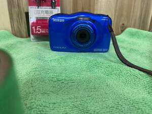 Nikon ニコン COOLPIX W100 ブルー １台 3-36-F