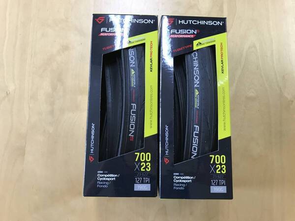 2本セット FUSION5 PERFORMANCE TT 23C 11ストーム HUTCHINSON フュージョン5 ハッチンソン ユッチンソン