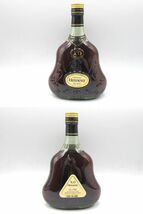 ☆未開栓 古酒 Hennessy COGNAC X.O ヘネシー コニャック 金キャップ グリーンボトル 700ml 40% 箱付き ブランデー 洋酒☆_画像2