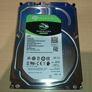 SEAGATE SATA HDD 8TB ST8000DM004 CrystalDiskInfo正常 (O41116)