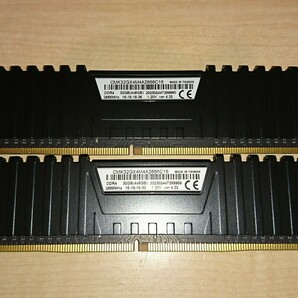 memtest OK★CORSAIR VENGEANCE LPX DDR4-2666 8GBx2 合計 16GB (O32912)の画像2