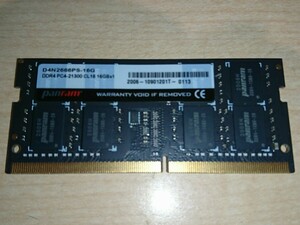 memtest OK*panram SO-DIMM DDR4-2666 16GB (O12422)