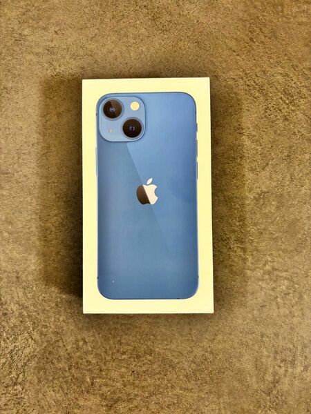 Apple iPhone13 mini 256GB MLJN3J/A ブルー SIMフリー 初期化済み バッテリー最大容量82％ 