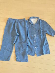 無印良品　夏用パジャマ　ワッフル生地　レディース　S〜M