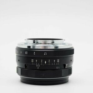 メイケ Meike 35mm F/1.7 MF 単焦点 ソニー Sony E-Mount APS-C アルミフード付き[美品]#Z1004Aの画像9