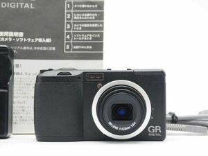 リコー Ricoh GR Digital 8.1MP Black Compact Camera [新品同様] #Z1080A