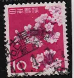 （００３）日本切手・１０円桜・Dラン駅内・名古屋中央４１年