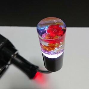 【水中花マニア必見】水中花シガープラグフレキイルミネーション（12v用）7色LED ON、OFFスイッチ付 グラデーション  /デコトラ レトロの画像4
