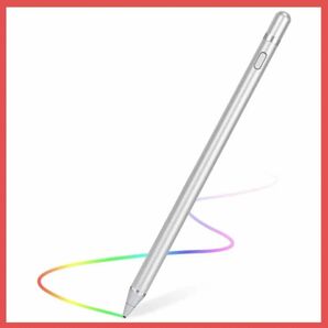 ☆1点限り☆11-35 タッチペン スタイラスペン iPad用ペンシル シルバー