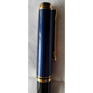 【訳アリ品】ペリカン スーベレーン 初期型 K800 ブルー縞 ボールペンの画像8