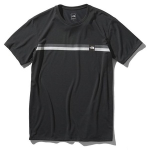 ★新品 4730円（S）THE NORTH FACE ザ ノース フェイス Tシャツ 半袖 BOX LOGO LINE TEE ブラック NT32086★☆★★★