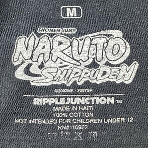 Mサイズ NARUTO SHIPPUDEN ナルト 疾風伝 UCHIHA ITACHI うちはイタチ ムービー アニメ Tシャツ 黒 ブラックの画像4