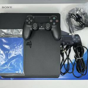中古 Sony PS4 PlayStation4 500GB CUH-2000AB01 ジェット・ブラック プレステ4 プレイステーション4 動作確認済み 初期化済みの画像1