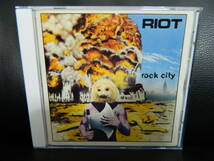 (21)　 RIOT 　　/　 　ROCK CITY　　 　日本盤　 　 ジャケ、日本語解説 経年の汚れあり_画像1