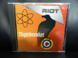 (22)　 RIOT 　　/　 　NIGHTBREAKRT　　 　日本盤　 　 ジャケ、経年の汚れあり