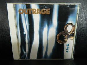 (1)　OUTRAGE　　/　 SPIT　　日本盤　 　 ジャケ、日本語解説　経年の汚れあり ※発送は4/17からです。