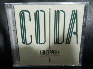 (9)　 LED ZEPPELIN　　/ 　　CODA　 　　輸入盤　 　 ジャケ、経年の汚れあり