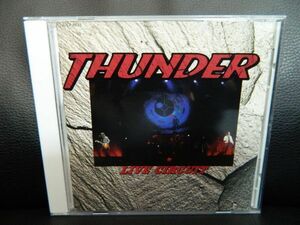 (22) 　THUNDER　　 / 　　LIVE CIRCUIT　　　日本盤　　　　ジャケ、経年の汚れあり　