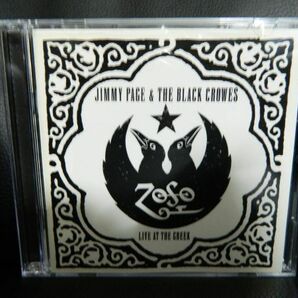 (16)  JIMMY PAGE ＆ THE BLACK CROWES  /  LIVE AT THE GREEK  輸入盤 ２枚組 ジャケ、経年の傷みあり  の画像1