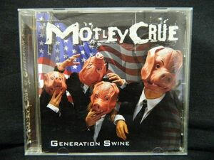 (26)　 MOTLEY CRUE　　 /　 GENERATION SWINE　　　輸入盤　　　ジャケ、経年の汚れあり　※5/6から発送です。