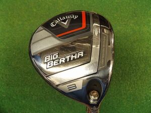 【税込】2789 BIG BERTHA 2023 3W 16° 純正カーボン S カバー有 キャロウェイ ビッグバーサ .890427