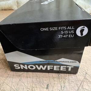 Snowfeet ブラック US 5-13/EU 37-47cm スノーギア 雪上スケート ウインタースポーツ スノーフィート ☆ (ヤマト運輸)の画像7